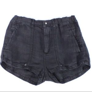 Free People Utility Linen Shorts